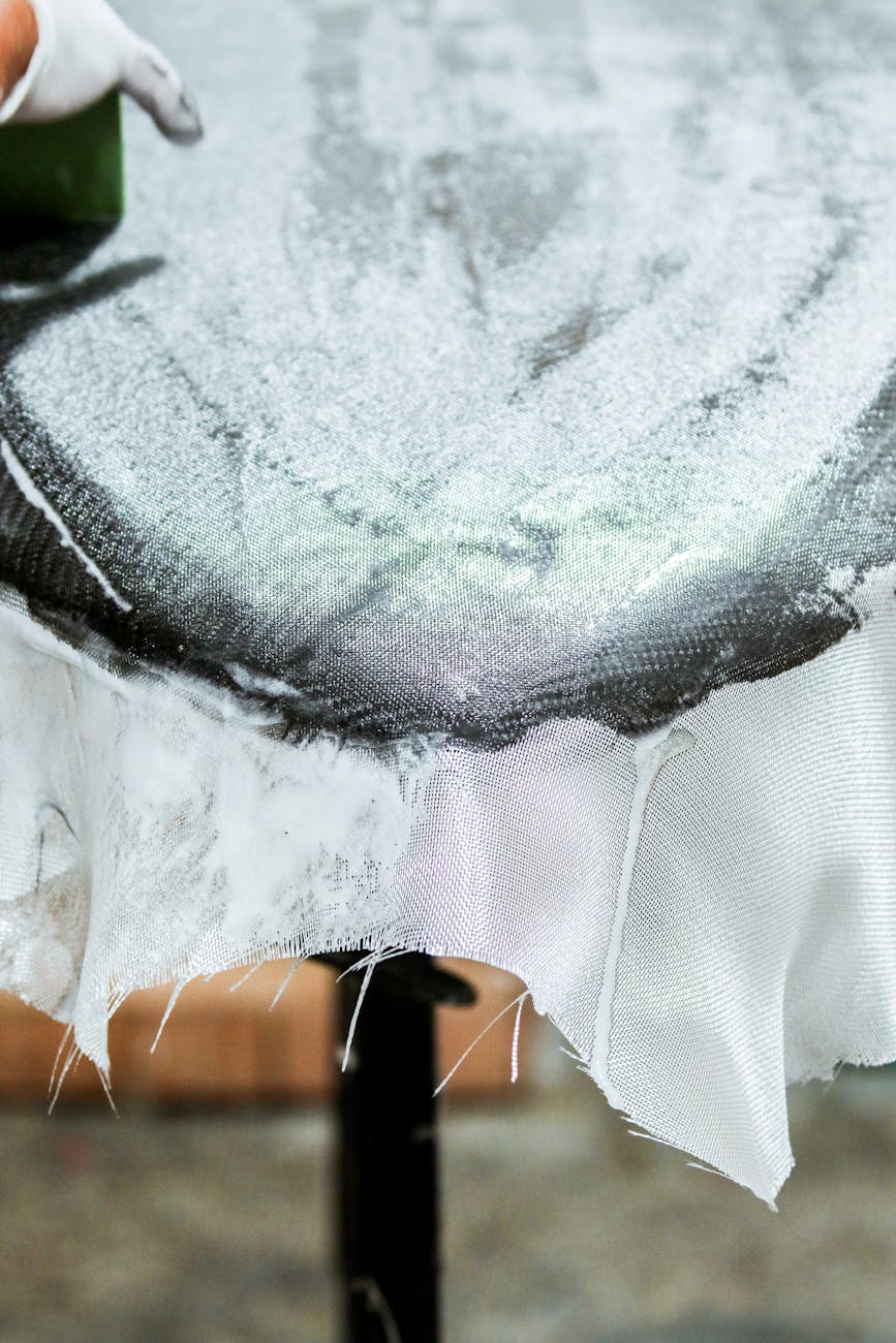 close up of a fabric