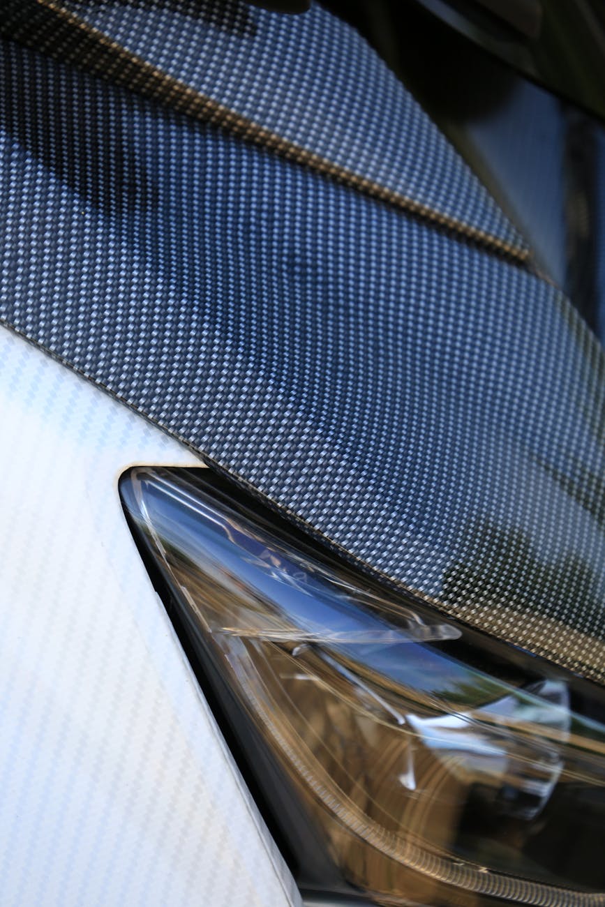 headlight of a car